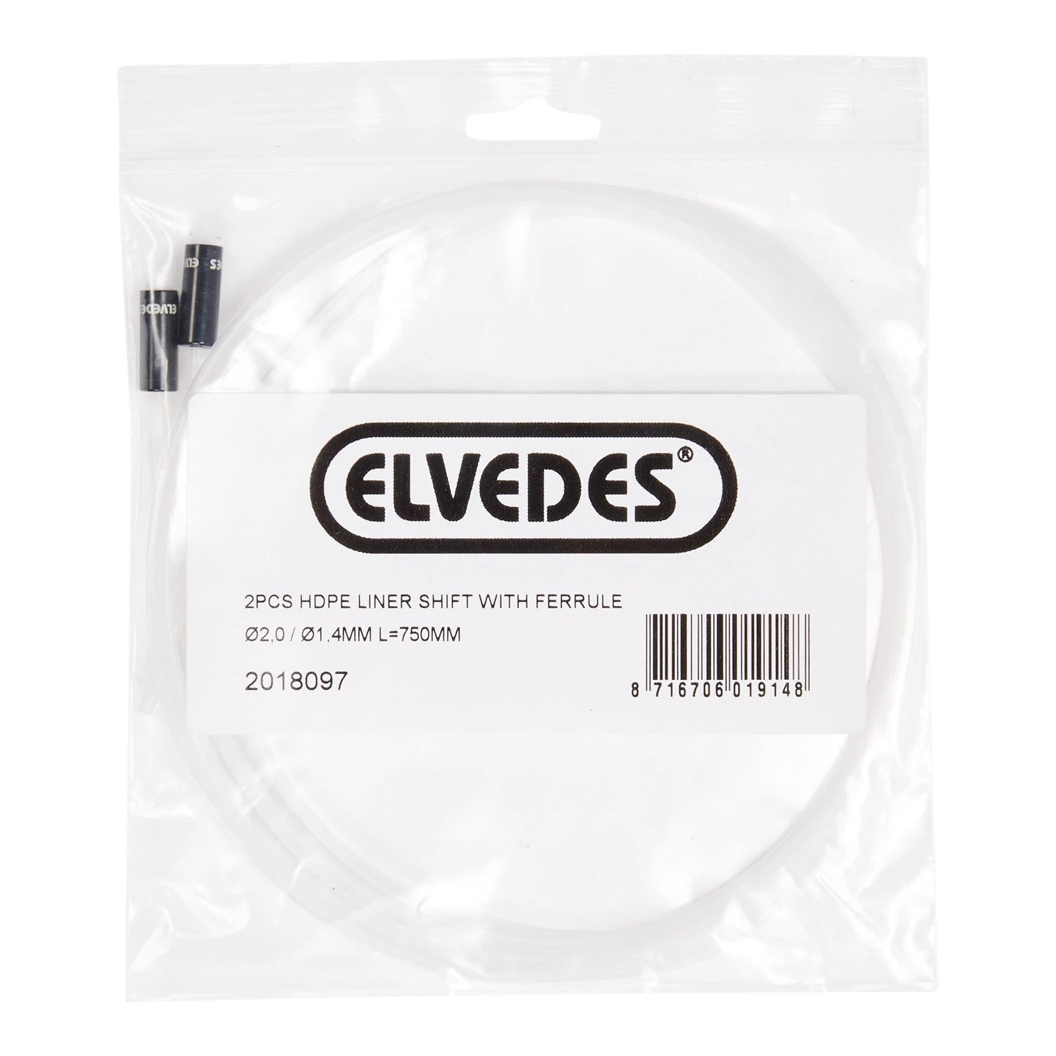Elvedes inliner versn + ferrule 2,0/1,4mm 75cm (2) - AE-trading