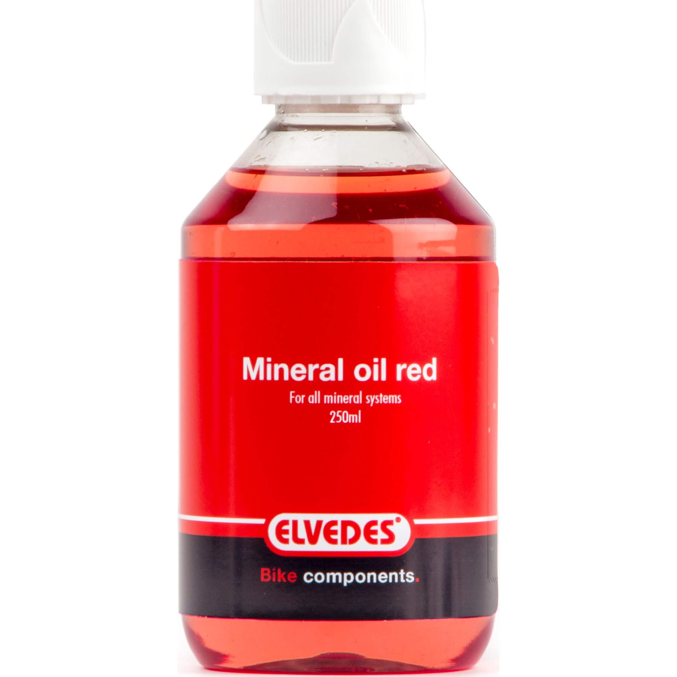 Elvedes mineraal olie 250ml rood - AE-trading