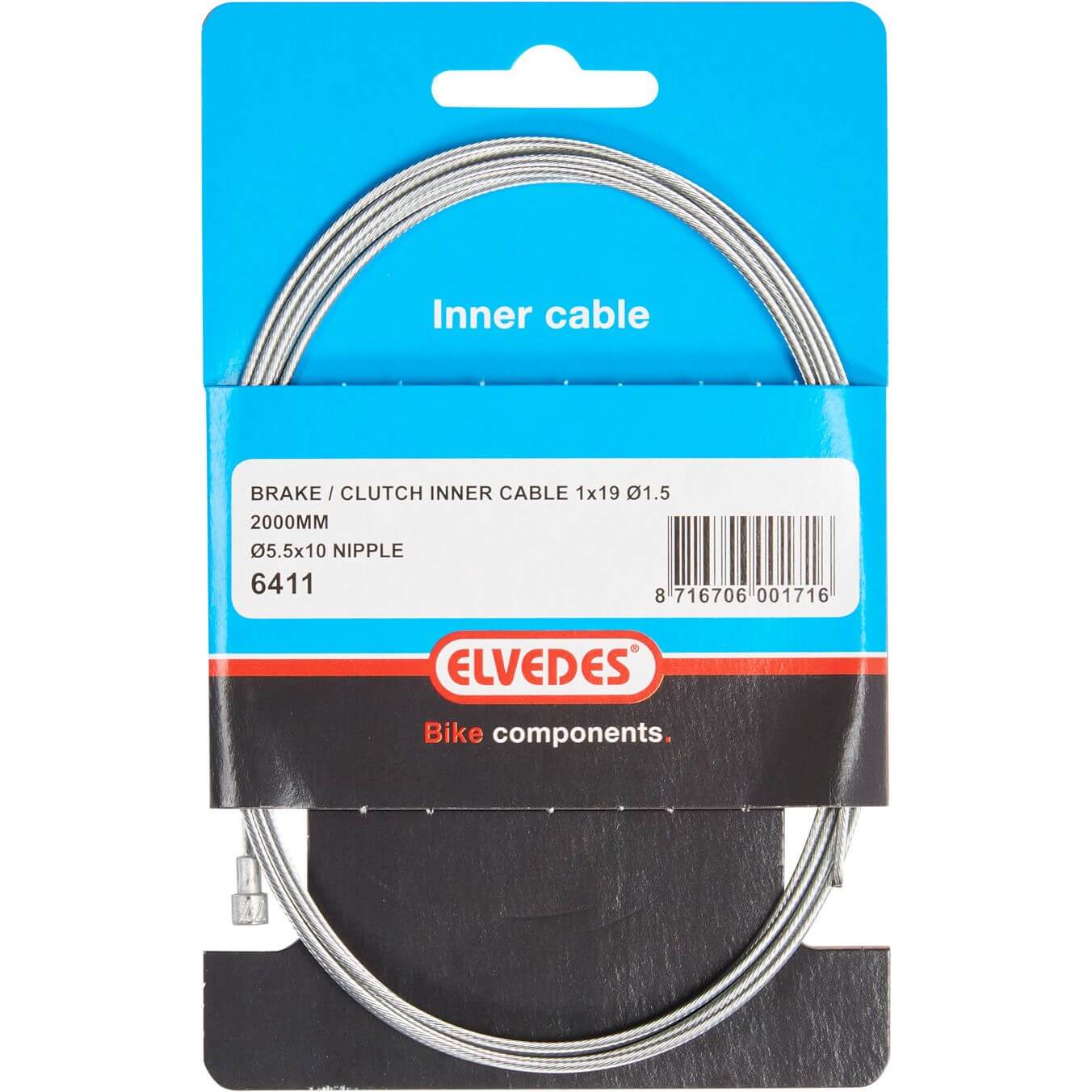 Elvedes rem binnenkabel peernippel 5.5x10 - AE-trading
