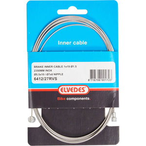 Elvedes rem binnenkabel rvs 2 nippels ton 7x6 peer 5.5x10 - AE-trading