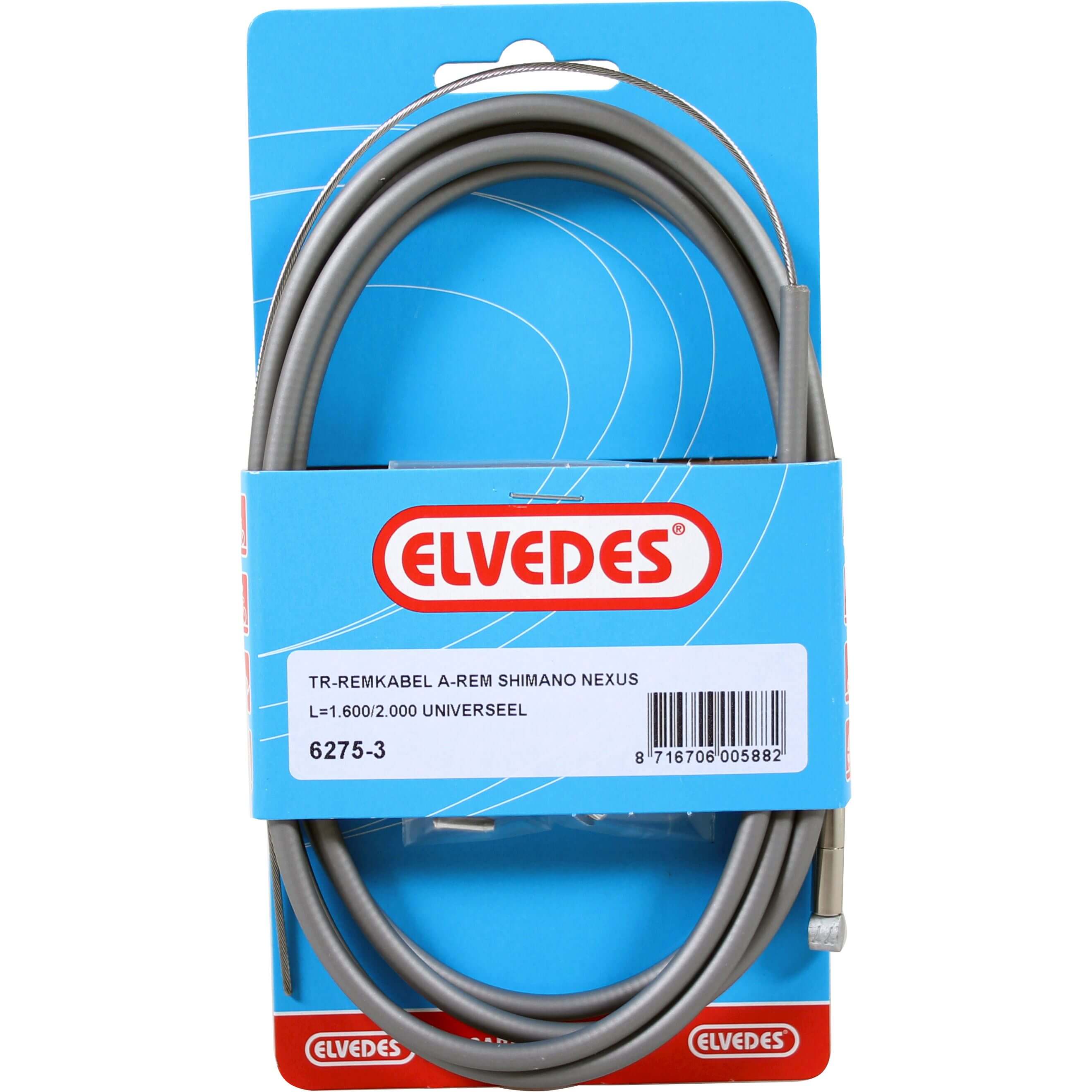 Elvedes remkabel achter Nexus zilver - AE-trading