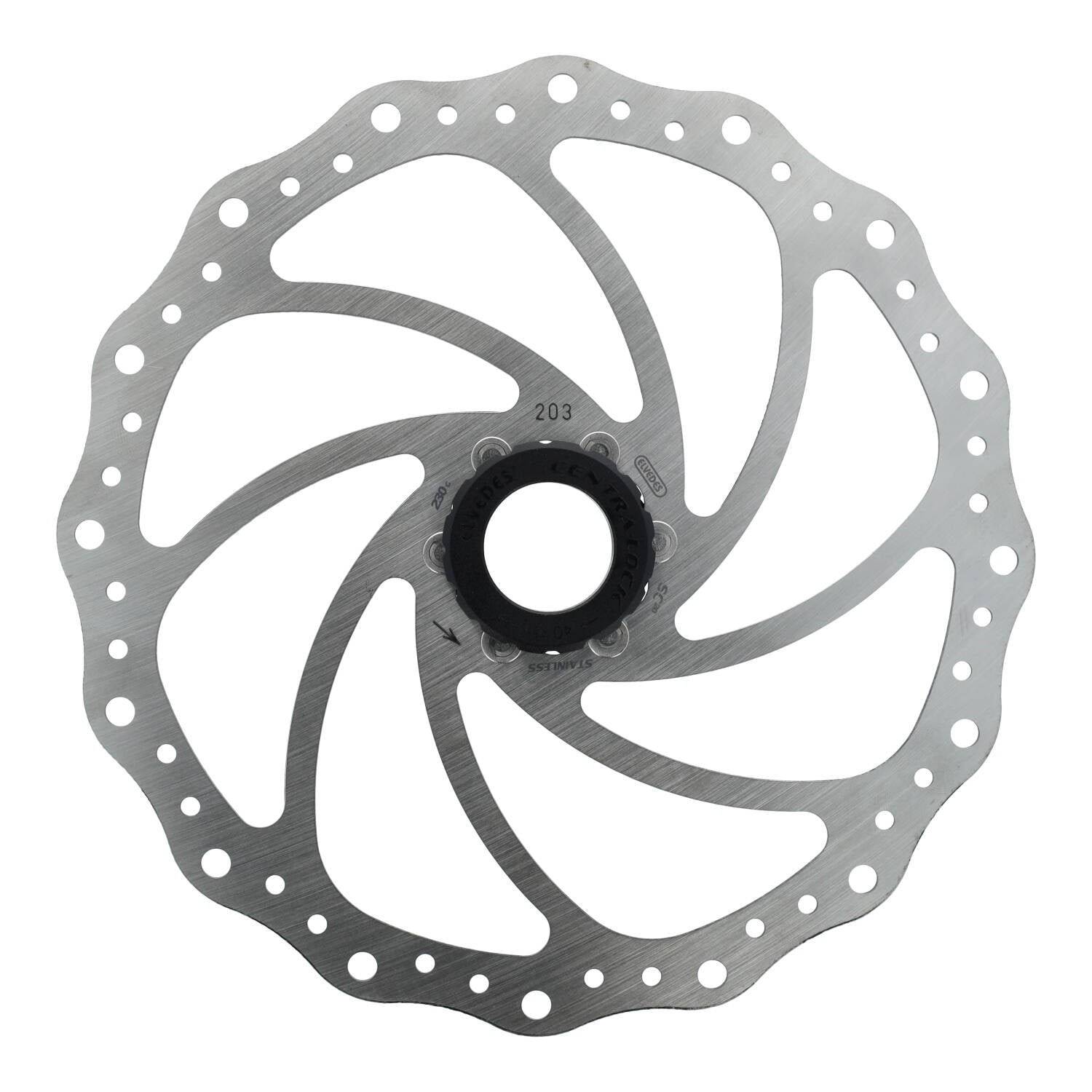 Elvedes remschijf 203mm centerlock - AE-trading