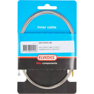 Elvedes schakel binnenkabel rvs 3m 2 nippels 2.5x10 en 4x4 - AE-trading