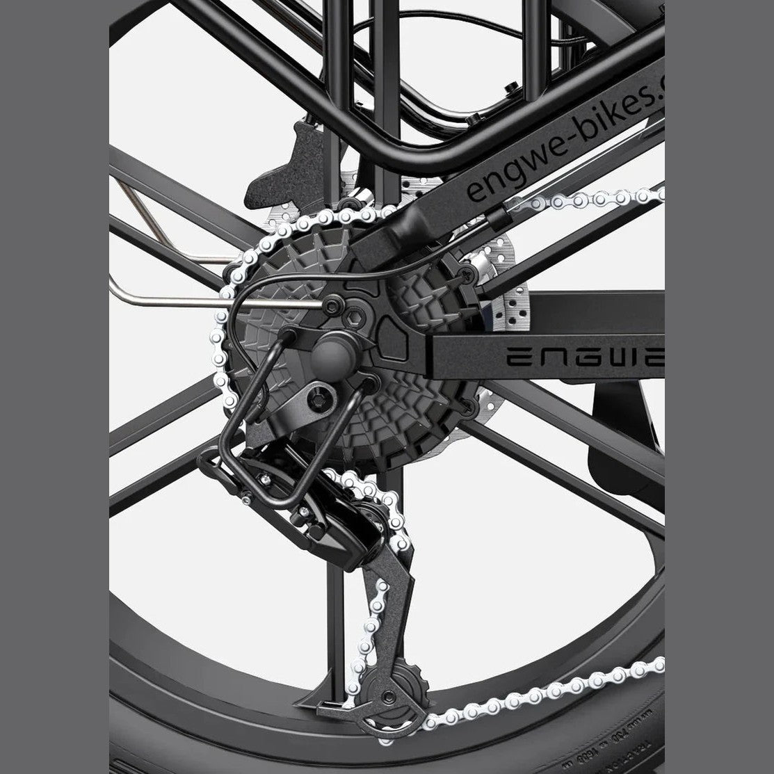 Engwe ENGINE PRO - Zwart 2.0 - Elektrische Fatbike Vouwfiets - AE-trading