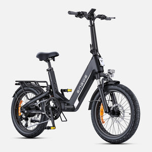 Engwe L20 3.0 Boost Fatbike Vouwfiets Elektrisch - Zwart - AE-trading