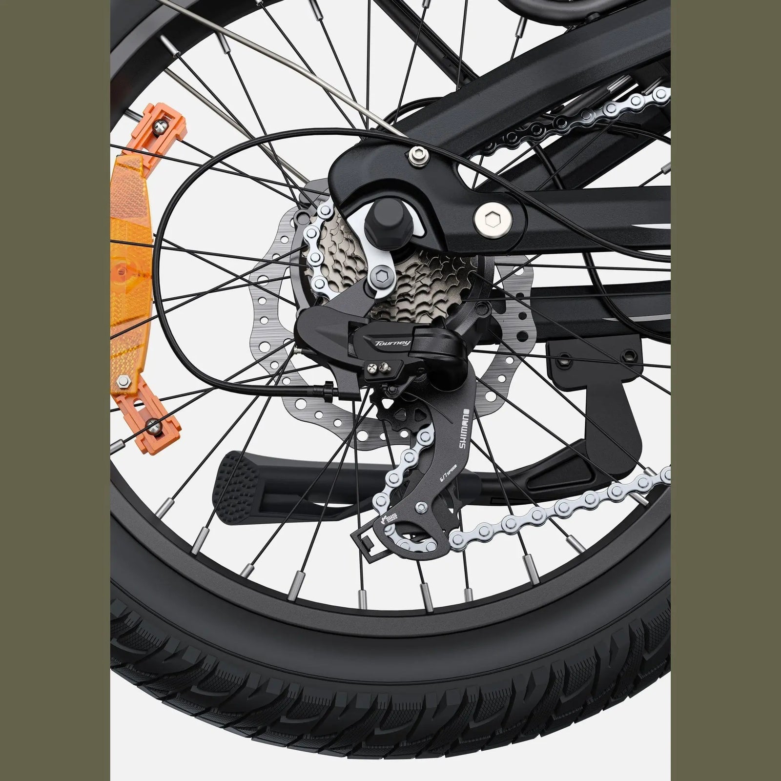 Engwe L20 3.0 Boost Fatbike - Elektrische Vouwfiets - Zwart - AE-trading