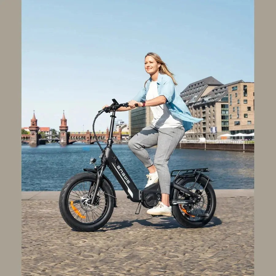 Engwe L20 3.0 Pro Fatbike Vouwfiets Elektrisch - Zwart - AE-trading