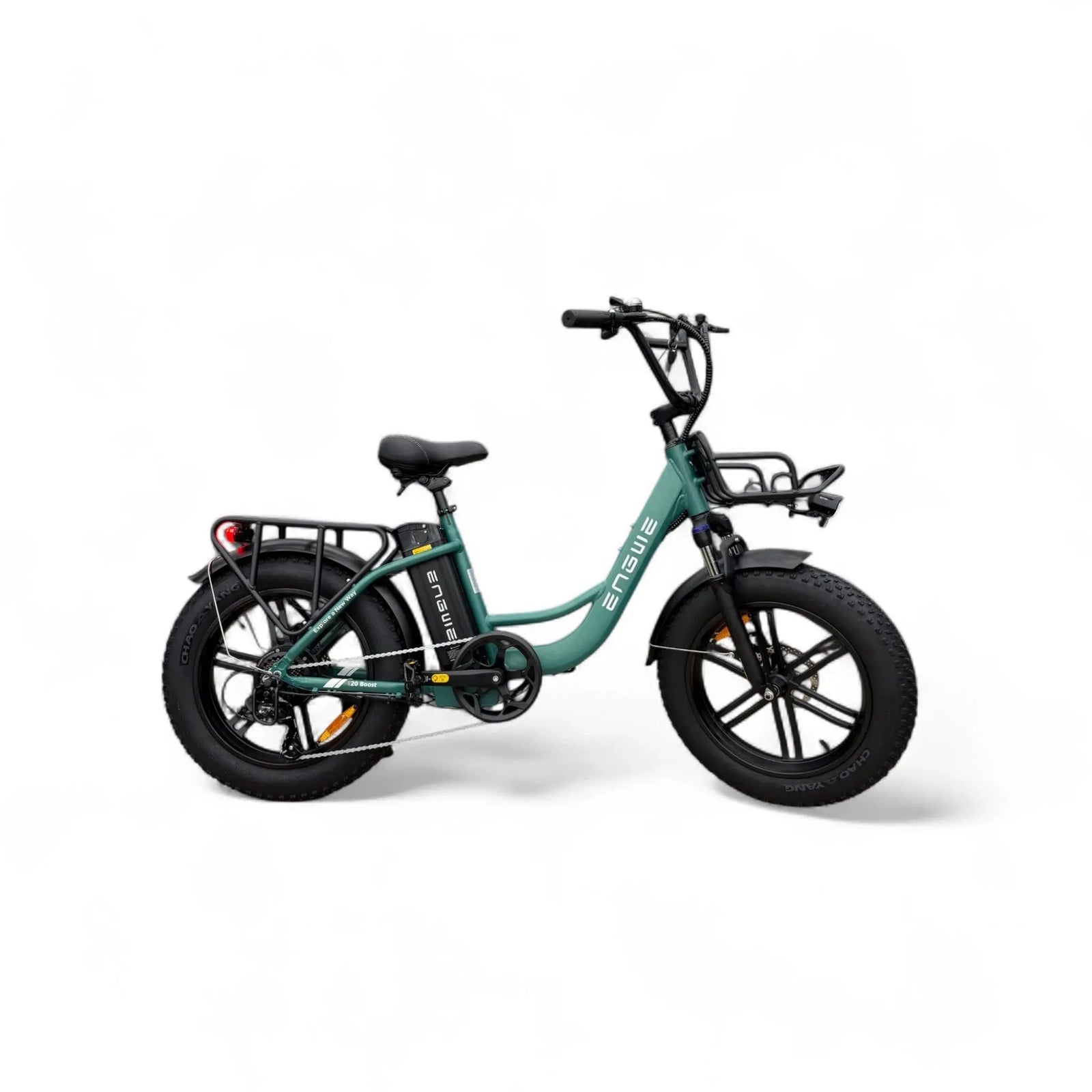 Engwe L20 Boost Fatbike Zee Groen – 250W Motor, 126 km Actieradius, 75 Nm Koppel, Shimano 7 Speed - AE-trading