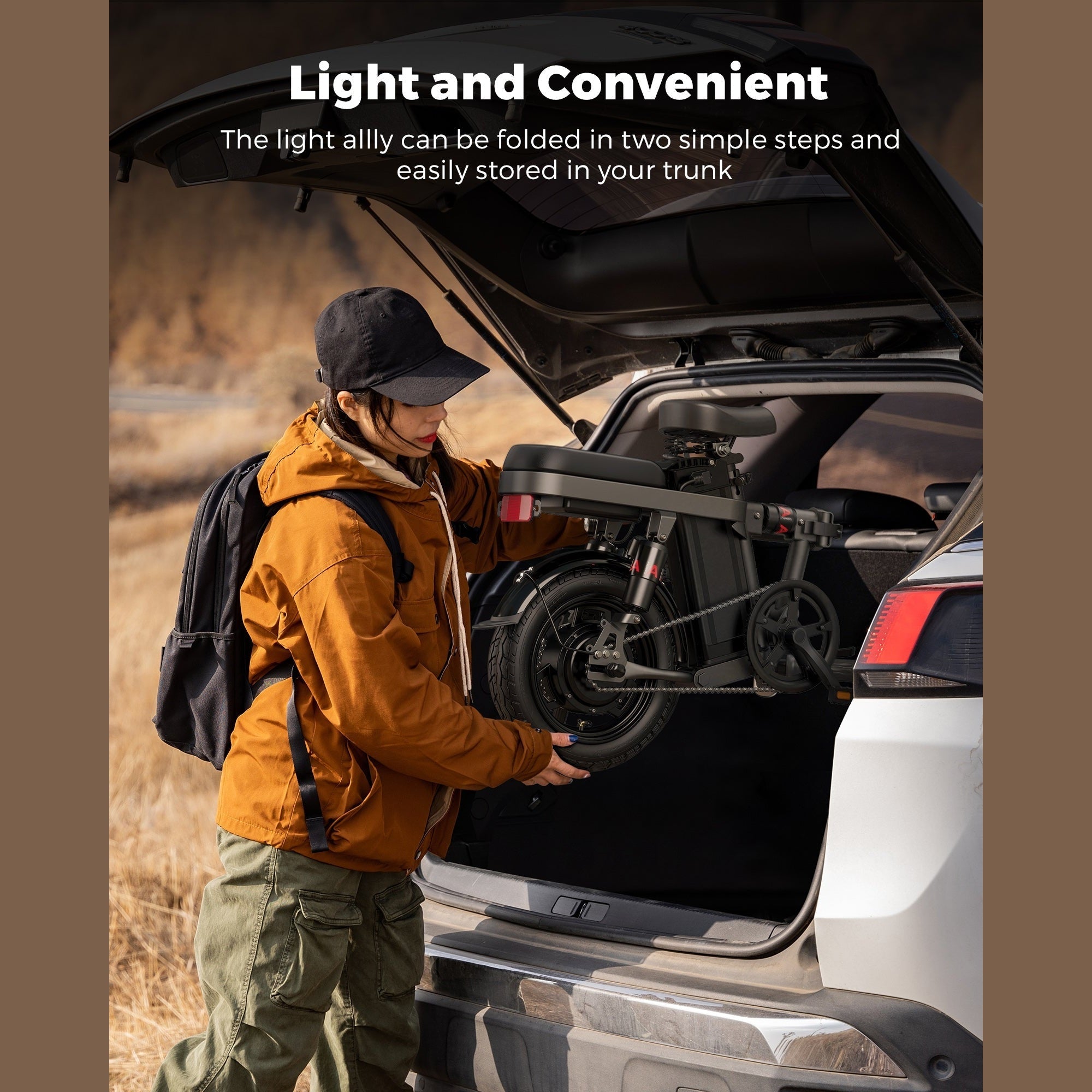 Engwe T14 Oranje Vouwfiets 48V 13Ah 250W - AE-trading