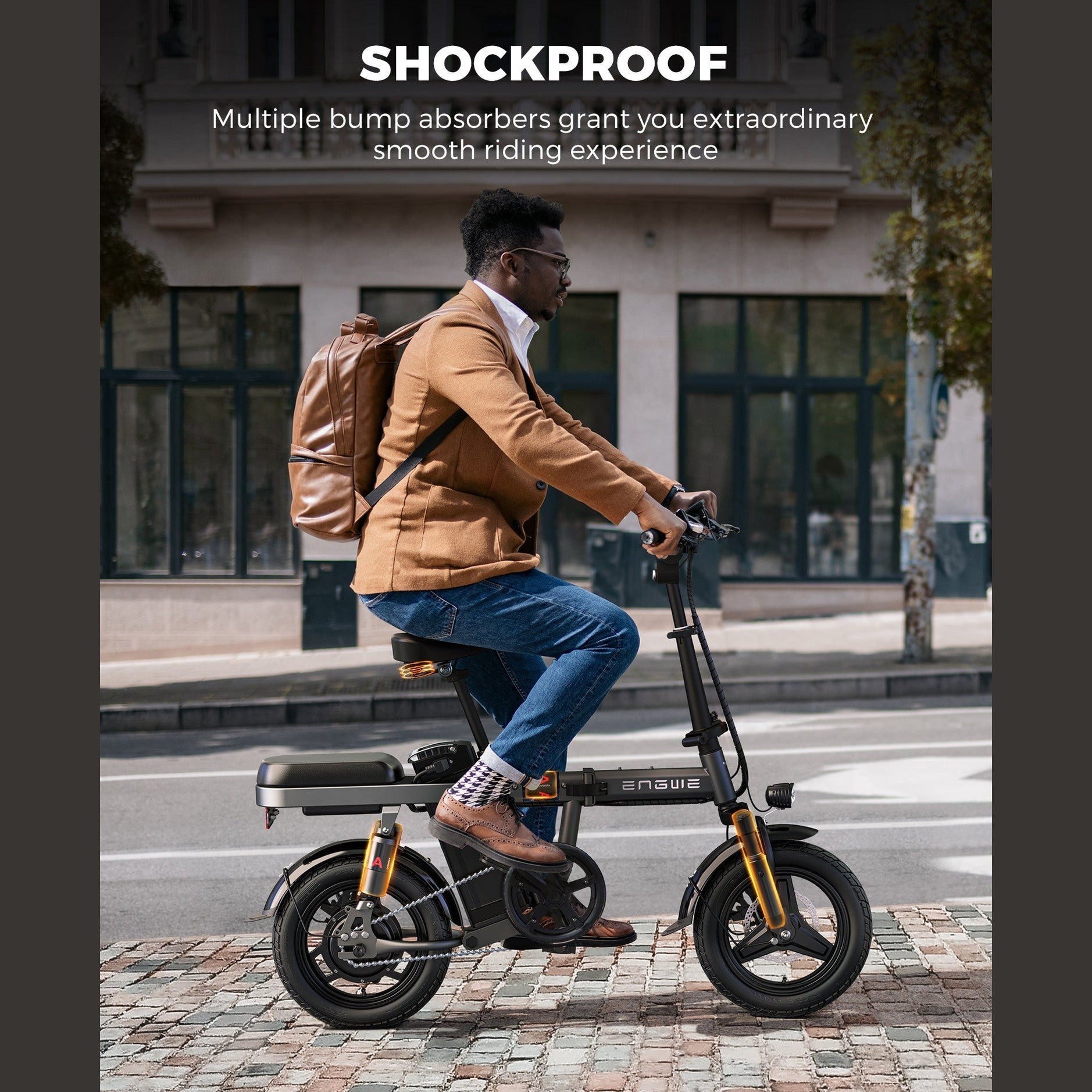 Engwe T14 Oranje Vouwfiets 48V 13Ah 250W - AE-trading