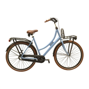 Avalon Cargo D57cm. Kleur: Ice blue. Uitvoering: Shimano R3/Remnaaf. Met oa: Aluminium frame, Stuurslot, dubbele standaard, Rodi G13 velgen, Zwarte G13 spaken, 50-622/2.0 banden, Hesling kettingkast, THUN trapas en crankstel, Axa ART slot. Made in Ho... - AE-trading