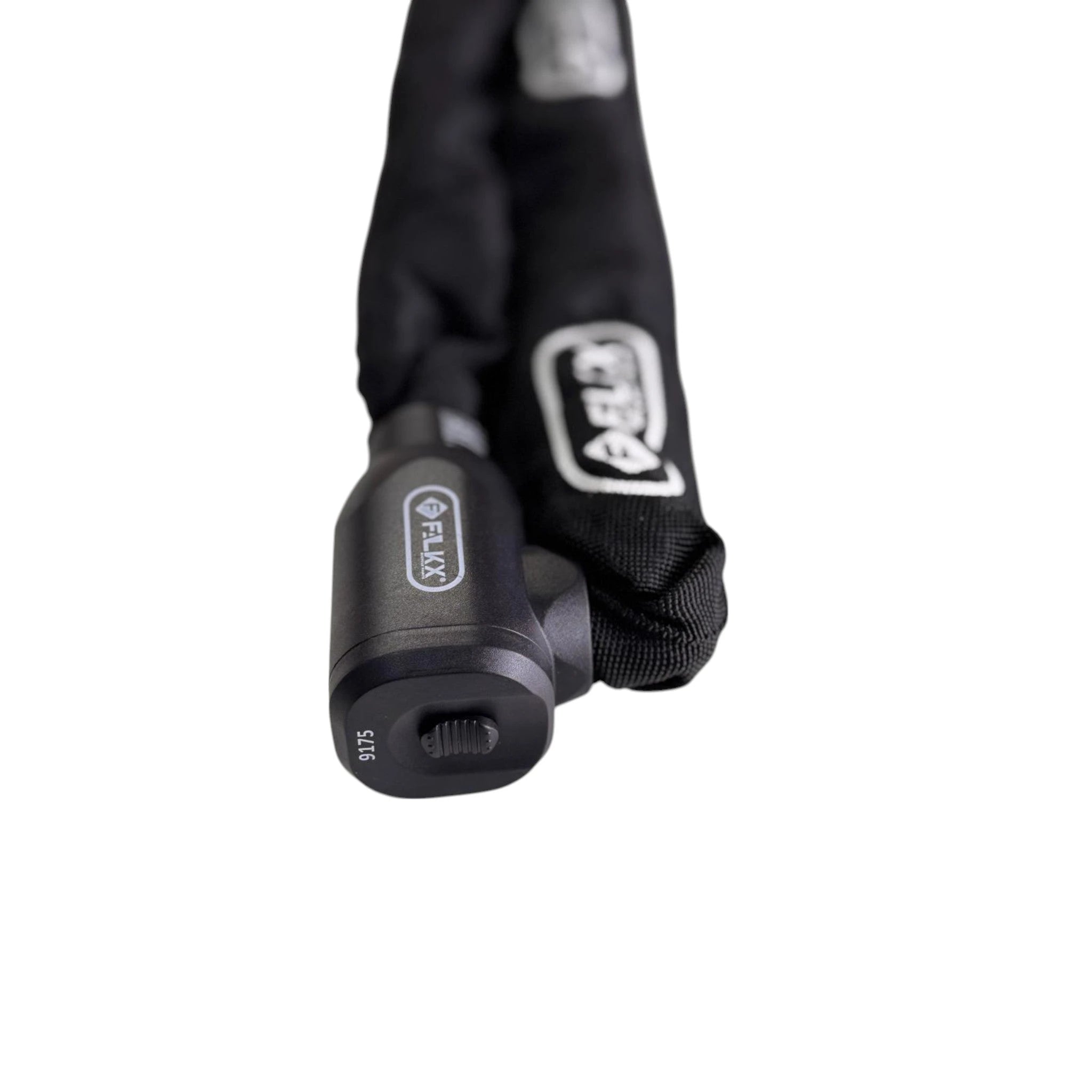 FALKX Mad Max II Kettingslot 9x1100mm zwart. Nylon hoes ART** - AE-trading