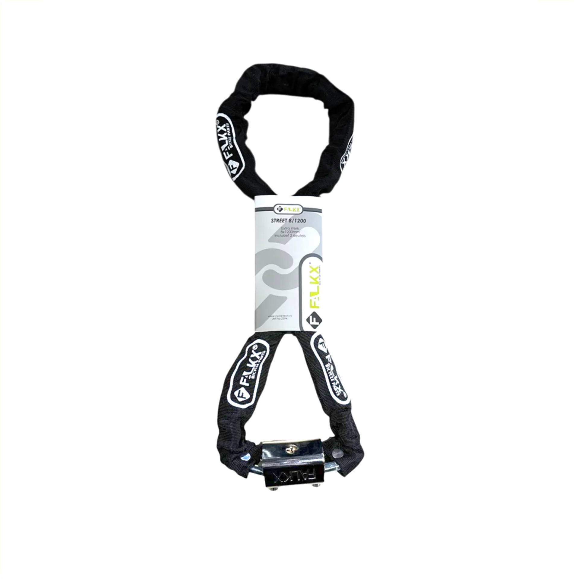 FALKX Street Kettingslot 8x 8x1200mm Zwart - AE-trading