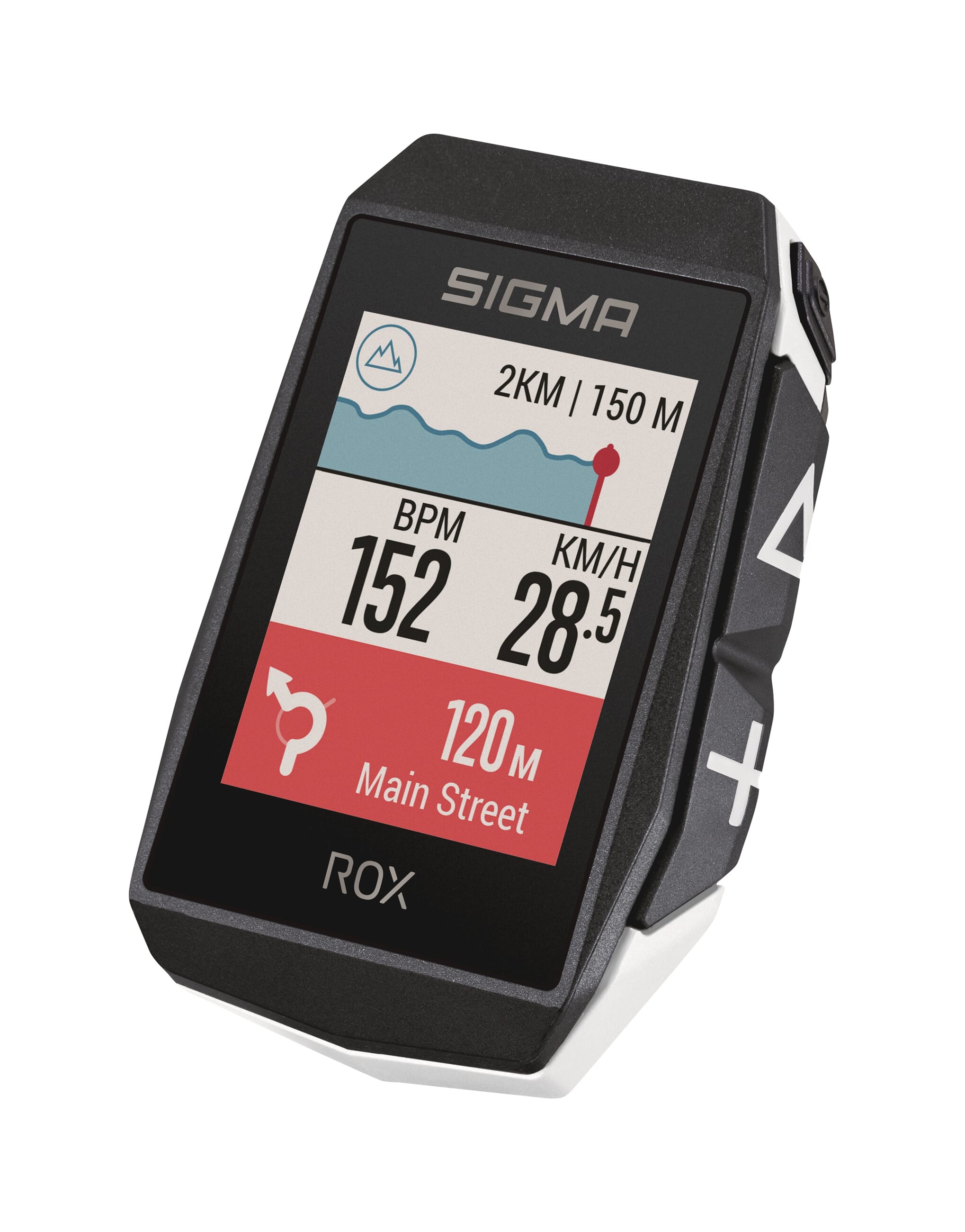 Sigma fietscomputer ROX 11.1 EVO GPS White HR set - AE-trading