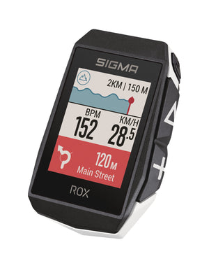 Sigma fietscomputer ROX 11.1 EVO GPS White HR + sensoren se - AE-trading