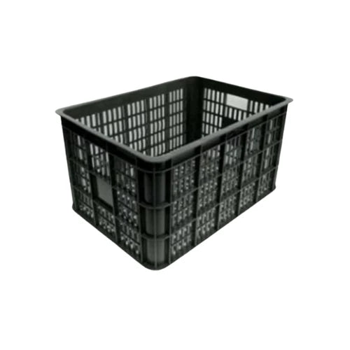 Fietskrat Aplus Kunststof Deluxe Zwart (48 X35 X26 Cm) - AE-trading
