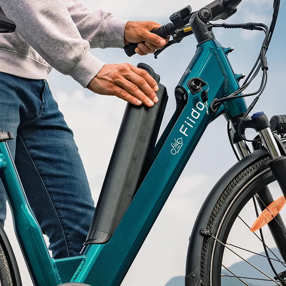 Fiido C11 - Elektrische Fiets – Smaragdblauw - 28 Inch - AE-trading