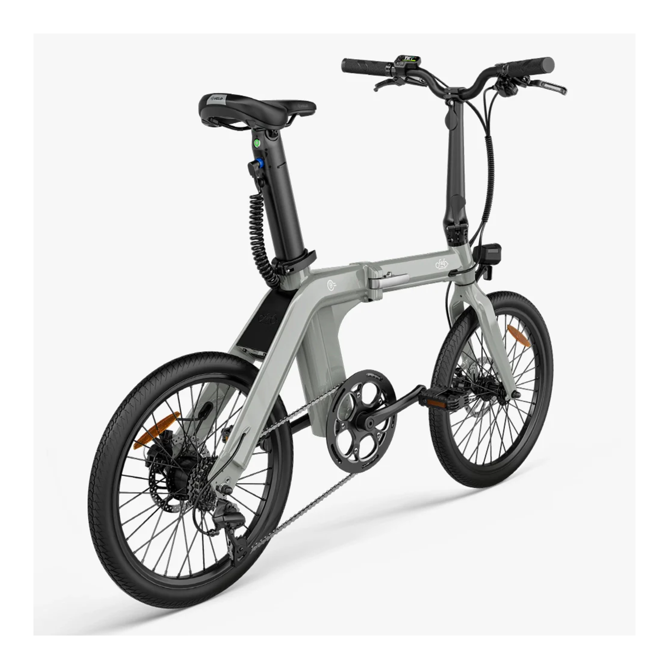 Fiido D11 2025 - Elektrische Vouwfiets - Lichtgrijs - 20 inch - Accu 417.6Wh 36V - 250W 32Nm Motor - Shimano 7 Versnellingen - Hydraulische Remmen