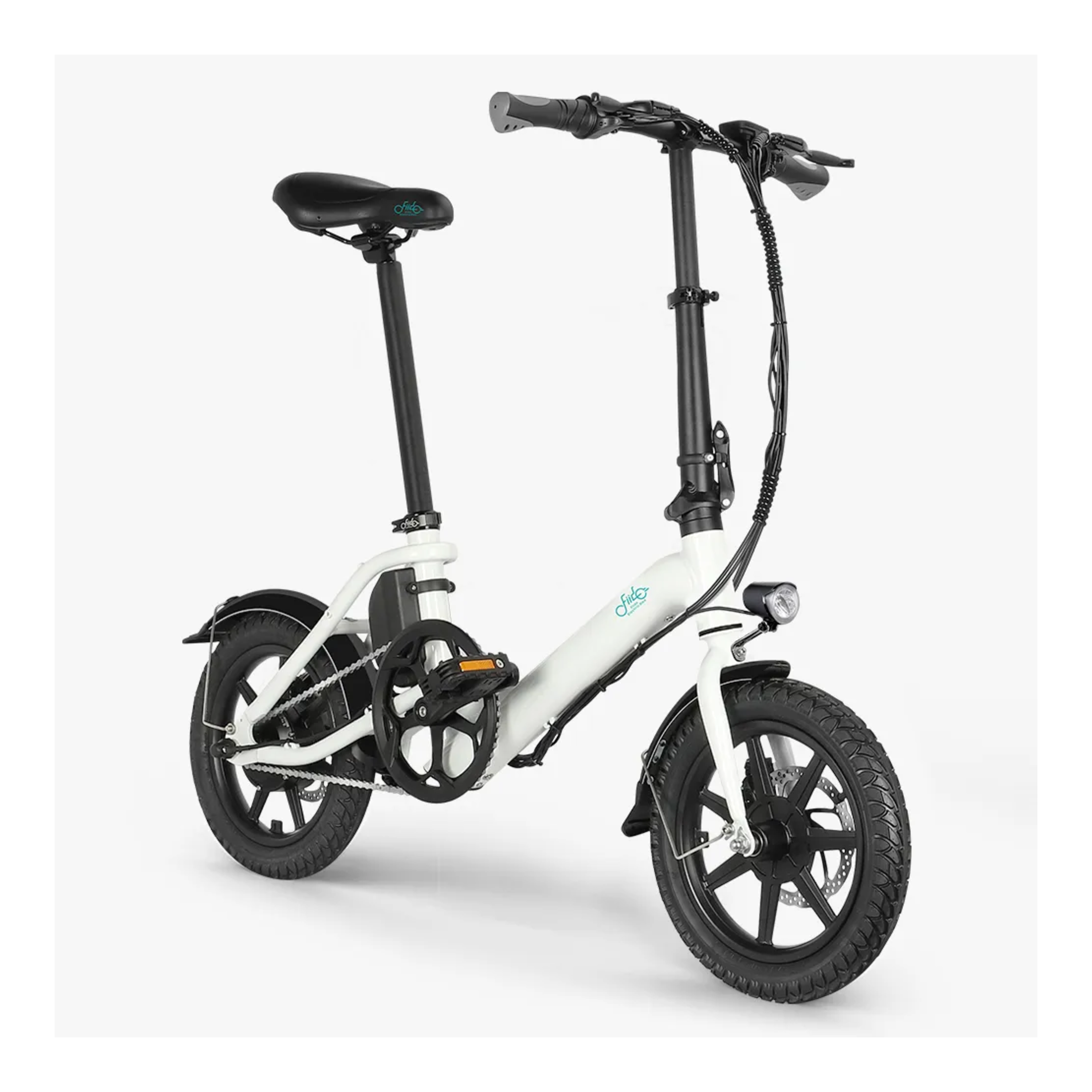 Fiido D3 Pro - Elektrische Vouwfiets - Wit - 14 inch - Accu 281Wh 36V - 250W 35Nm Motor