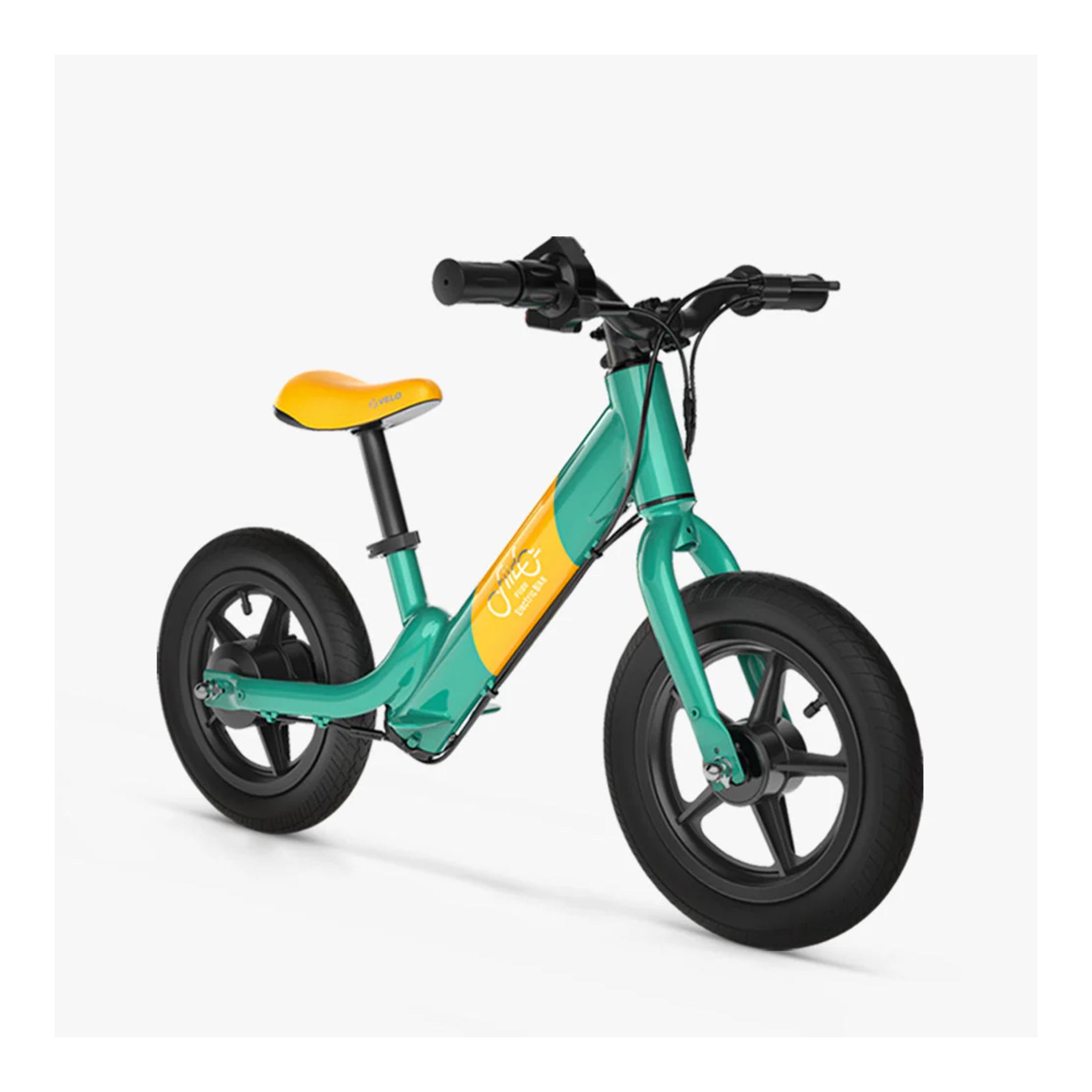 Fiido Kidz - Elektrische Evenwichtsfiets - Groen & Geel - 12 inch - Accu 146Wh 25V - 80W Motor