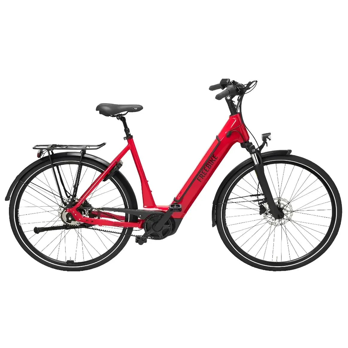Freebike Astoria Elektrische Fiets - Racing Red - Dames 56cm - AE-trading