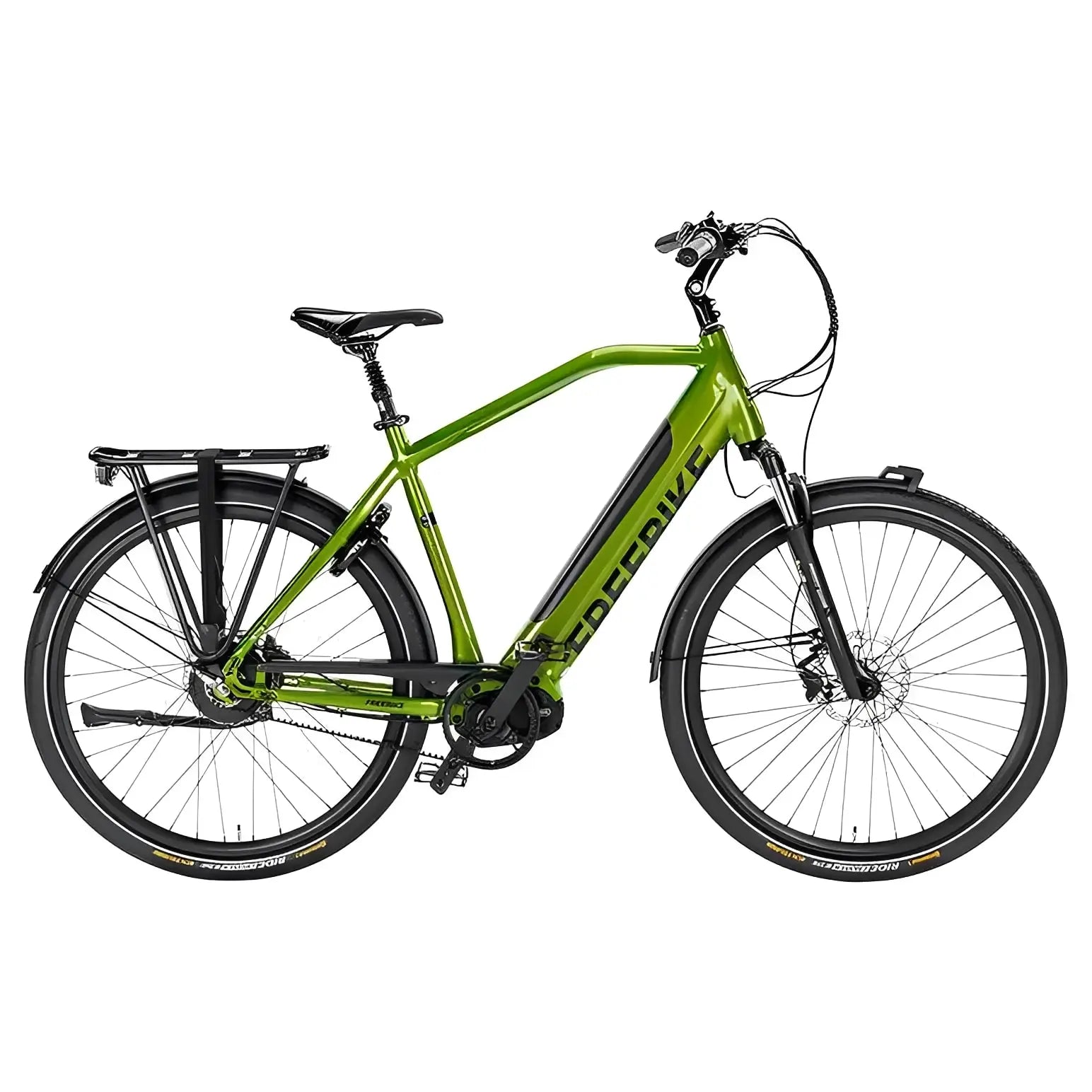 Freebike Brooklyn Elektrische Fiets - Glossy Green - Heren 61cm - AE-trading