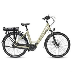 Freebike Manhattan 2.1 Elektrische Fiets - Olijfgroen - Dames 51cm - AE-trading