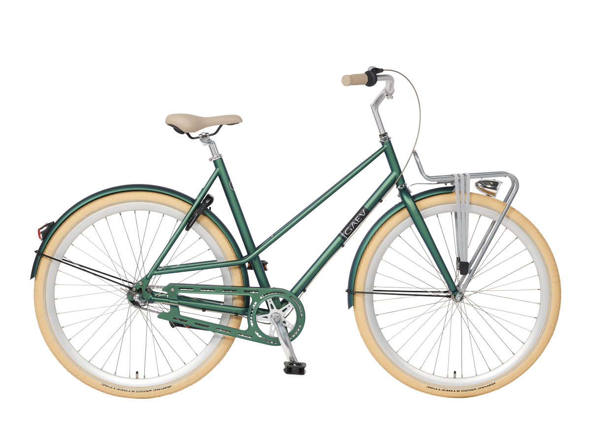 BSP Gaev Damesfiets Emerald Green Staal Frame Retro Design Maat L - AE-trading