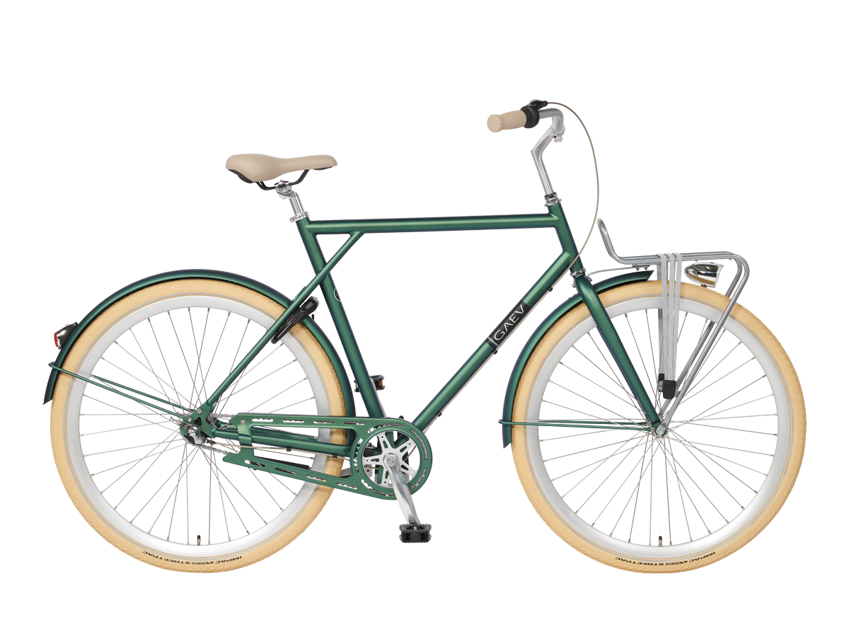 BSP Gaev Herenfiets XL Smaragdgroen Stalen Frame Retro Design - AE-trading