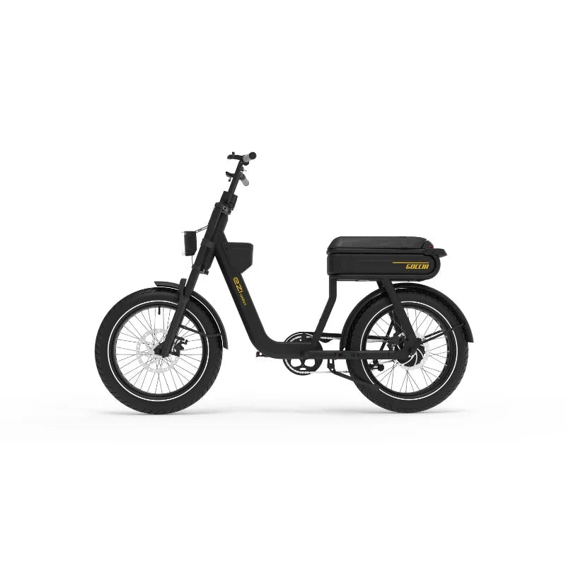 Goccia Ezi Comfort Fatbike Zwart Goud - 15Ah 250W - AE-trading