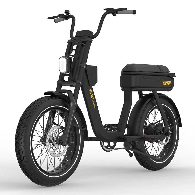 Goccia Ezi Comfort Fatbike Zwart Goud - 15Ah 250W - AE-trading