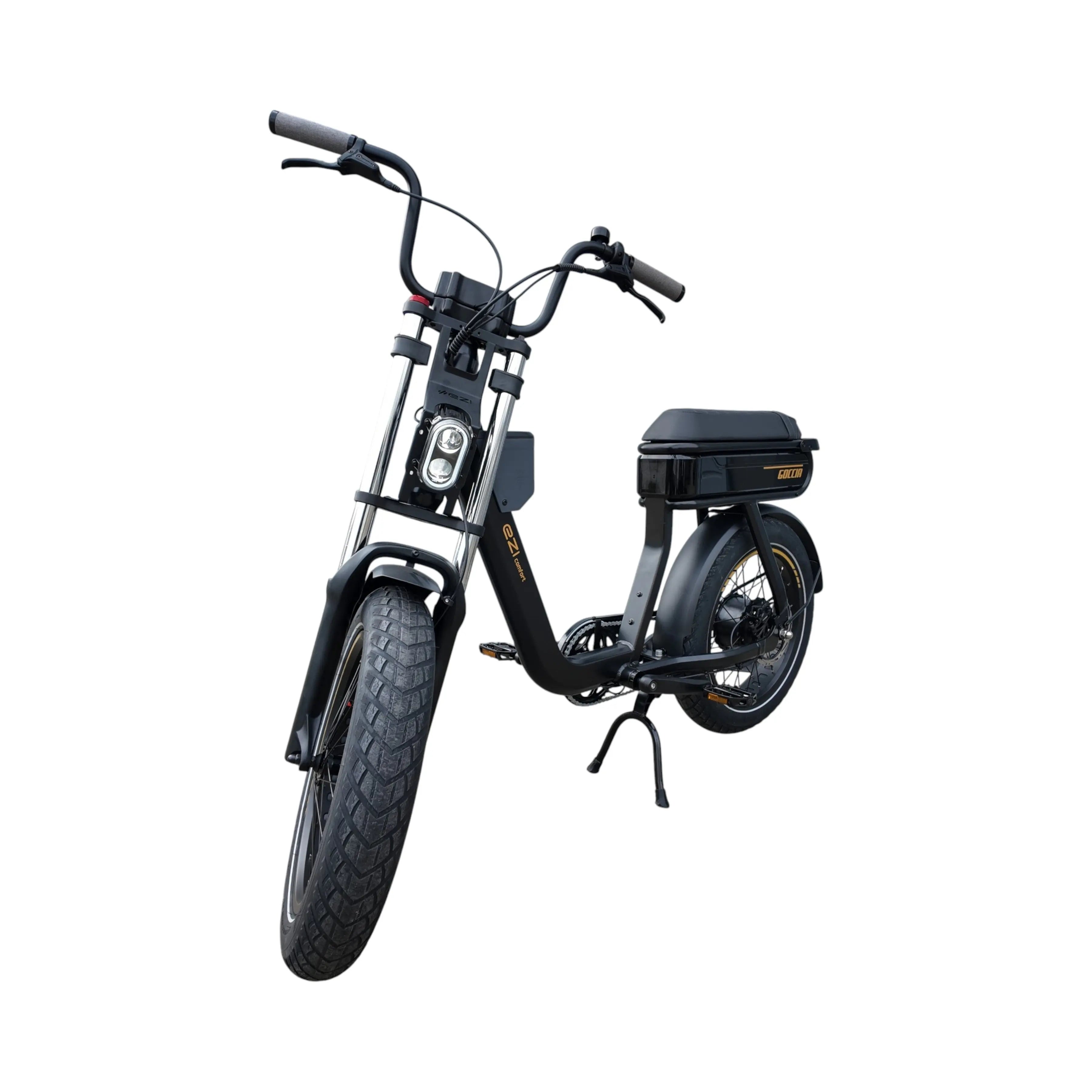 Goccia Ezi Comfort Fatbike Zwart Goud - 15Ah 250W - AE-trading