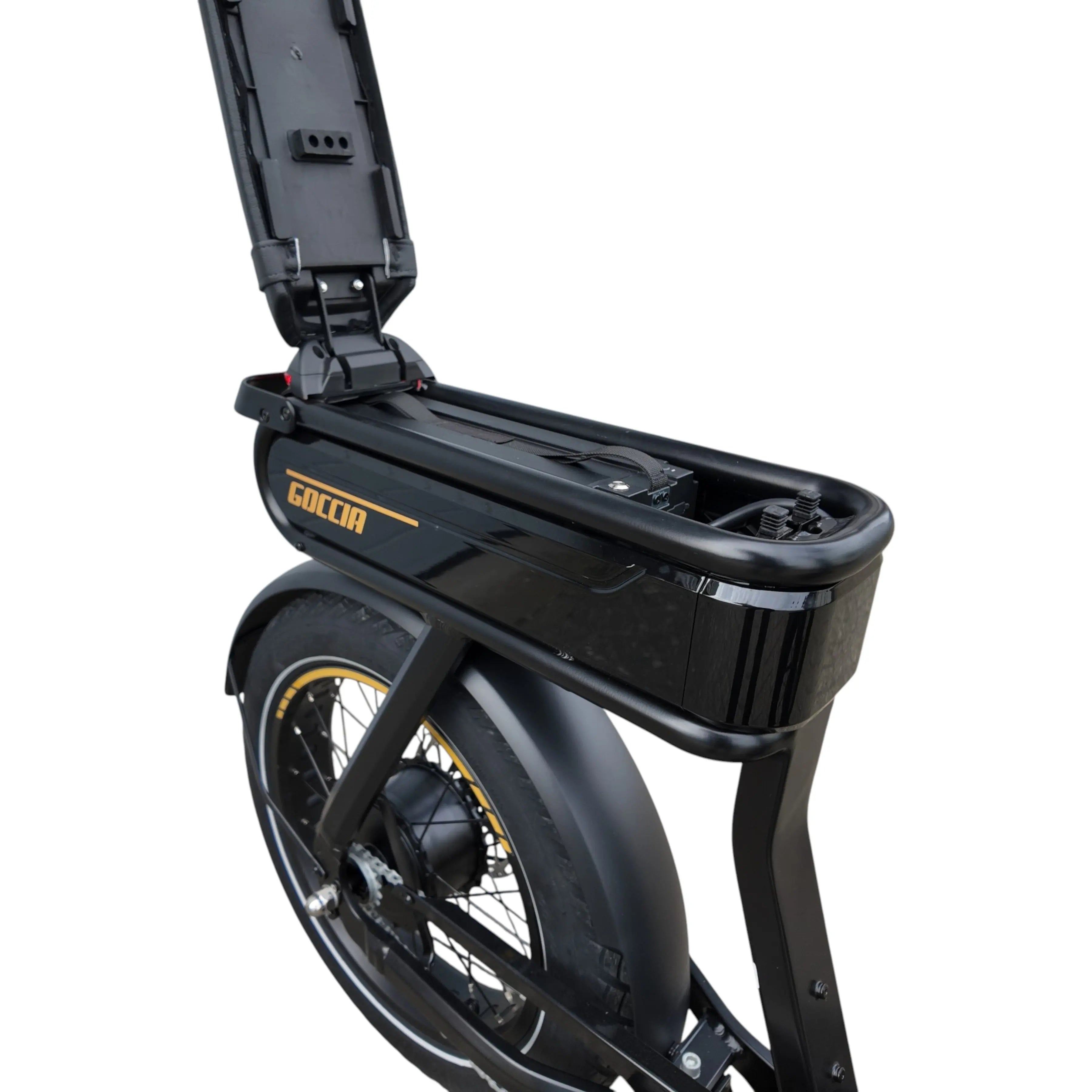 Goccia Ezi Comfort Fatbike Zwart Goud - 15Ah 250W - AE-trading