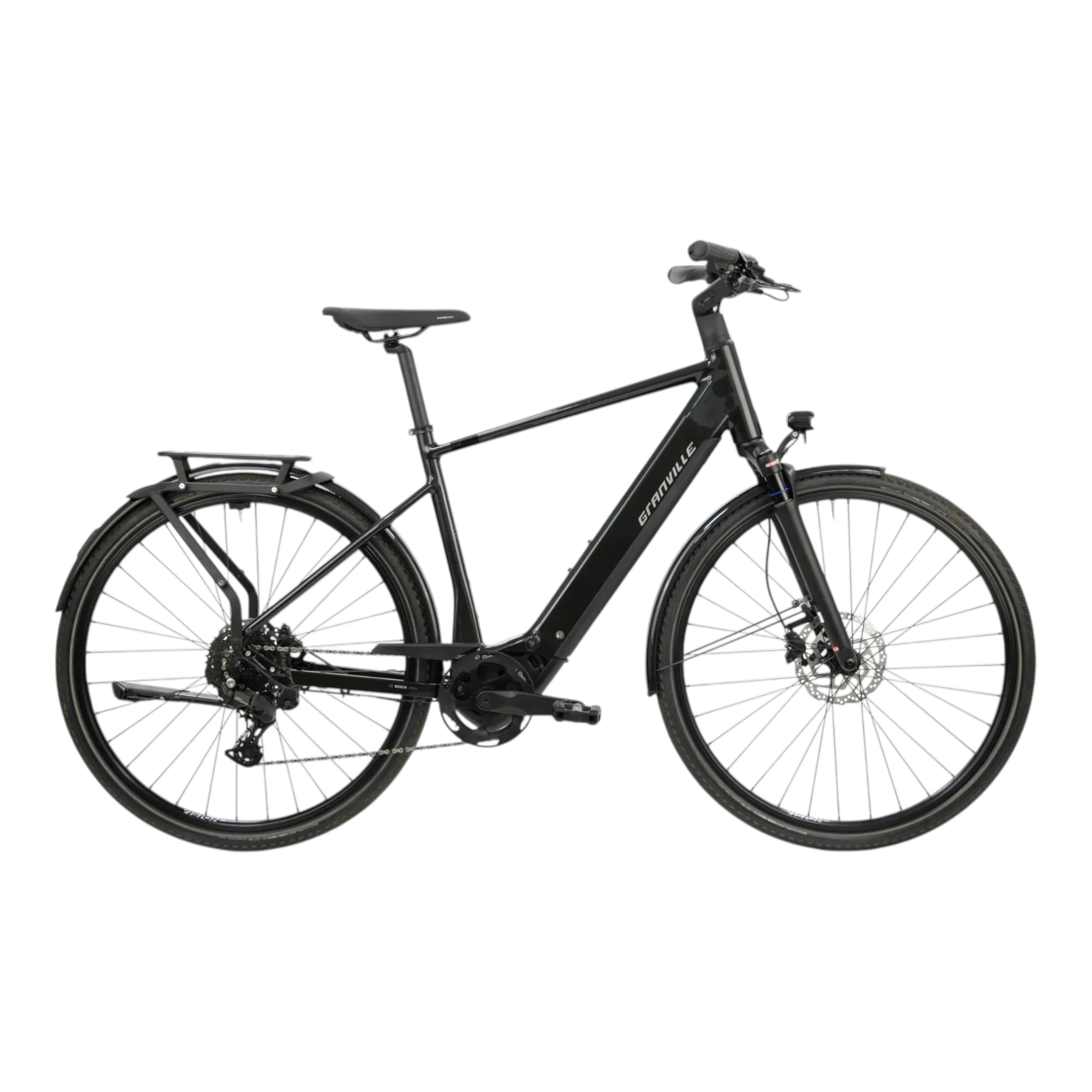 Granville E-LITE 10 - Man L (56cm) - Matt Black - 400Wh - AE-trading