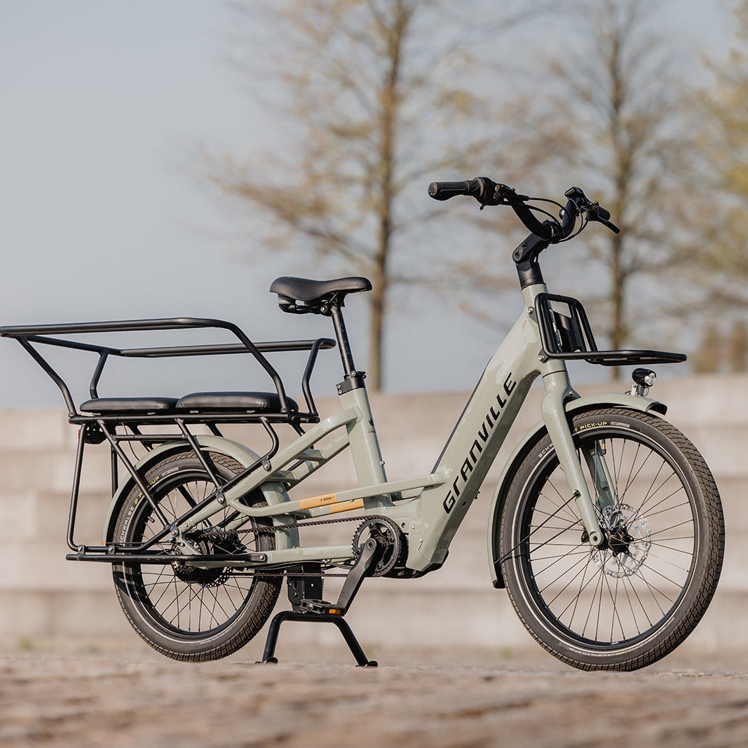 Granville E-Urban LT – Crayon Grey – 545Wh – Elektrische Longtail - AE-trading