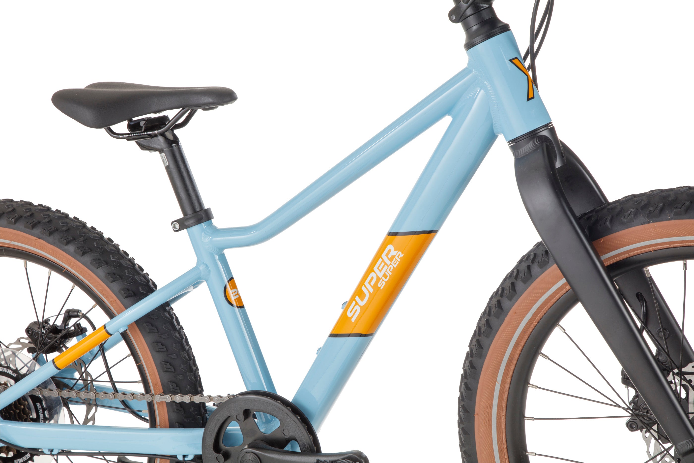 SuperSuper Xplore Kinderfiets Blauw – Comfortabele & Veilige Kinderfiets met Aluminium Frame en Veiligheidshandvatten - AE-trading