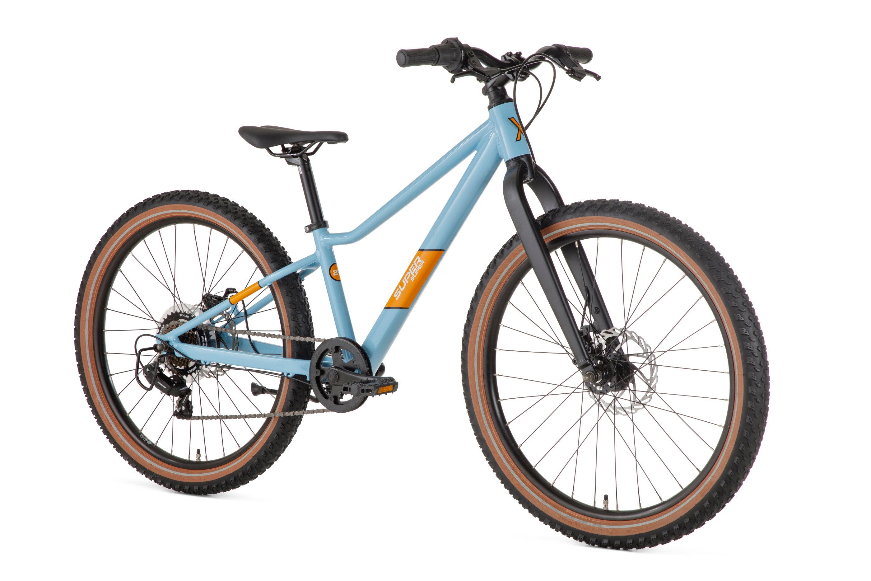 SuperSuper Xplore Kinderfiets Blauw – Fris & Duurzaam Ontworpen Kinderfiets met Stevige Remmen en Lichtgewicht Frame - AE-trading