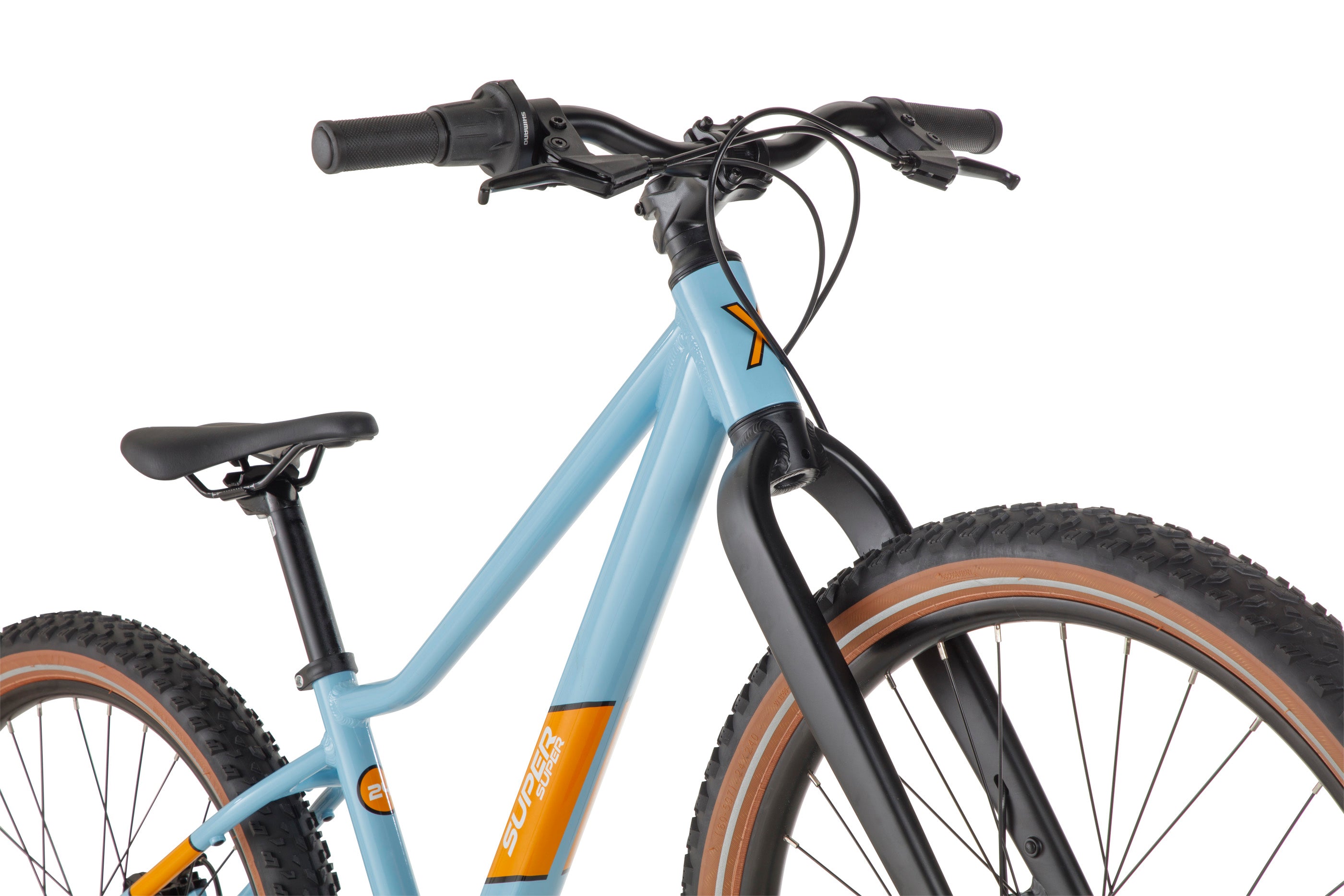 SuperSuper Xplore Kinderfiets Blauw – Fris & Duurzaam Ontworpen Kinderfiets met Stevige Remmen en Lichtgewicht Frame - AE-trading