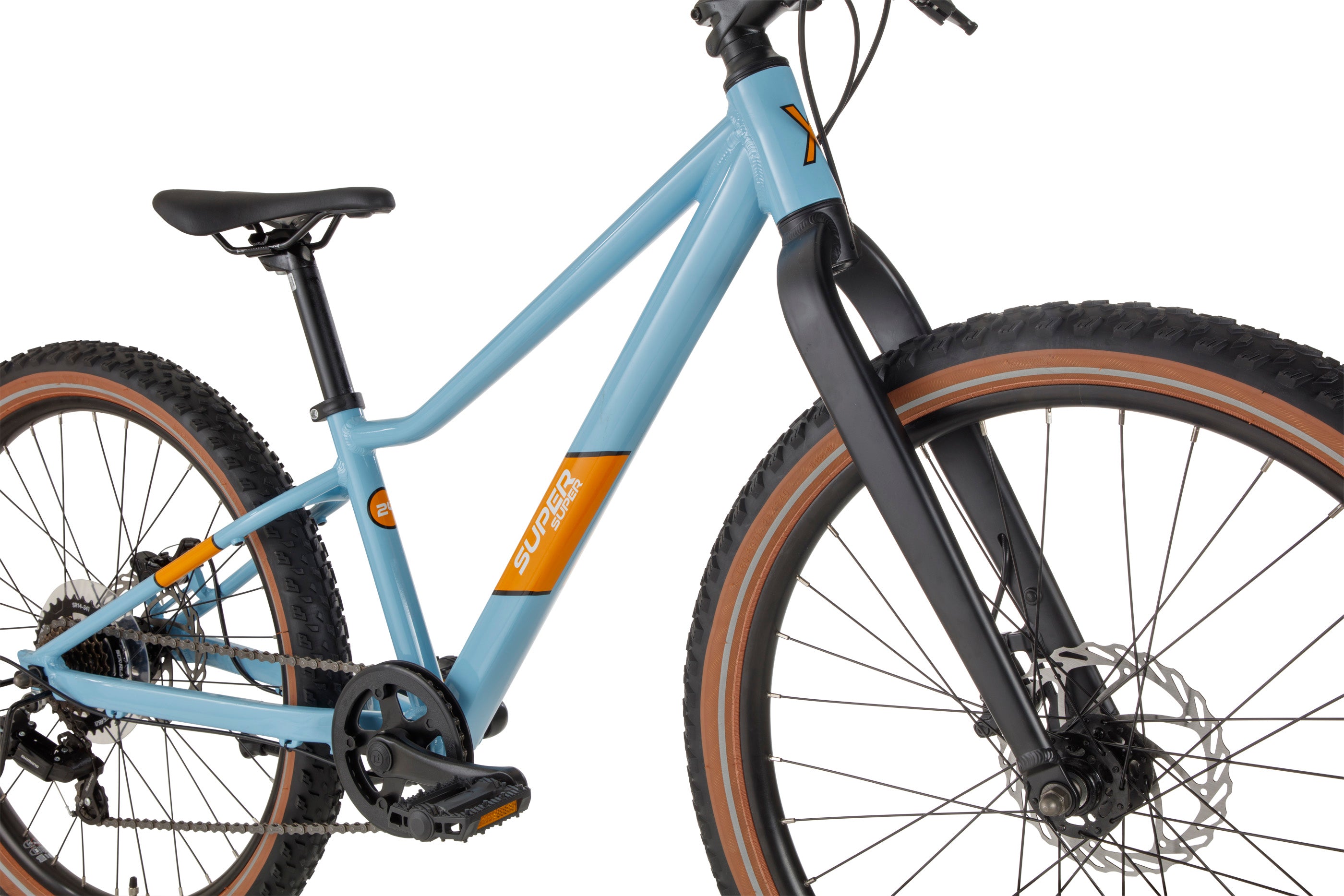 SuperSuper Xplore Kinderfiets Blauw – Fris & Duurzaam Ontworpen Kinderfiets met Stevige Remmen en Lichtgewicht Frame - AE-trading
