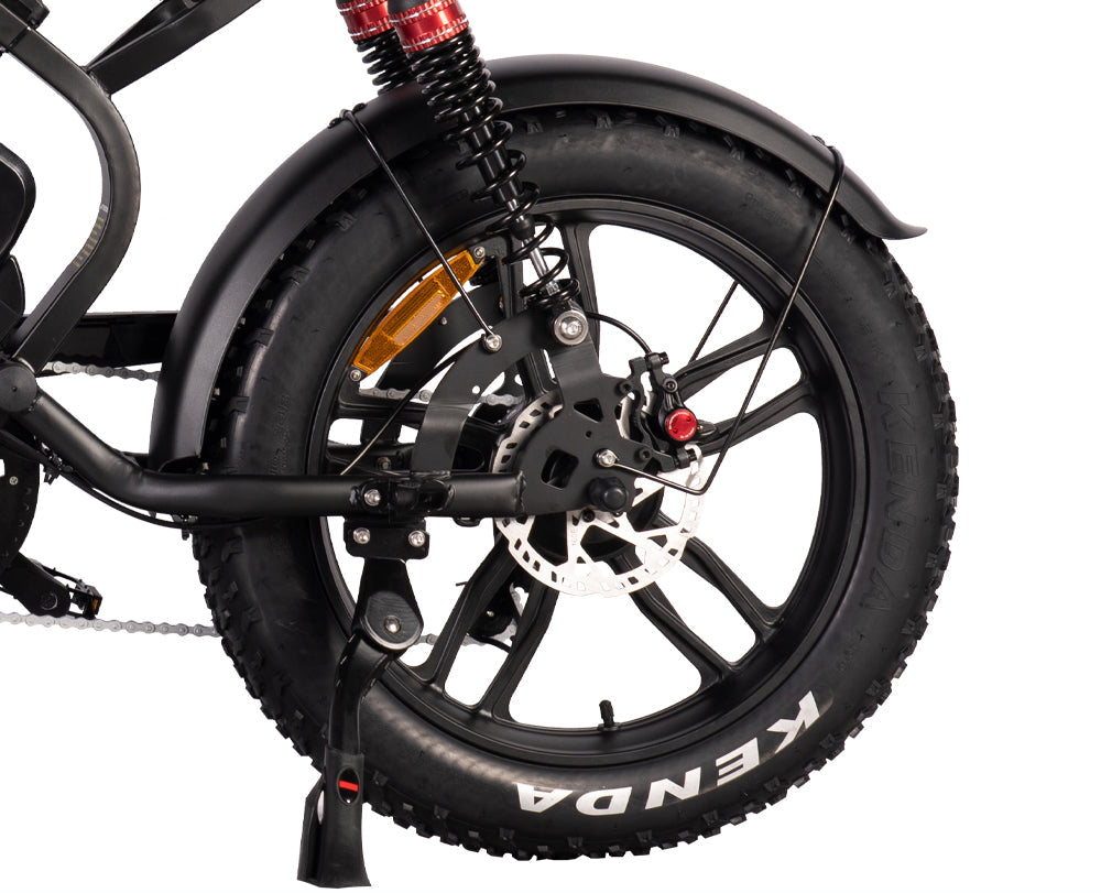 QmWheel S20 Pro – Fatbike – Zwart – Hydraulische Remmen