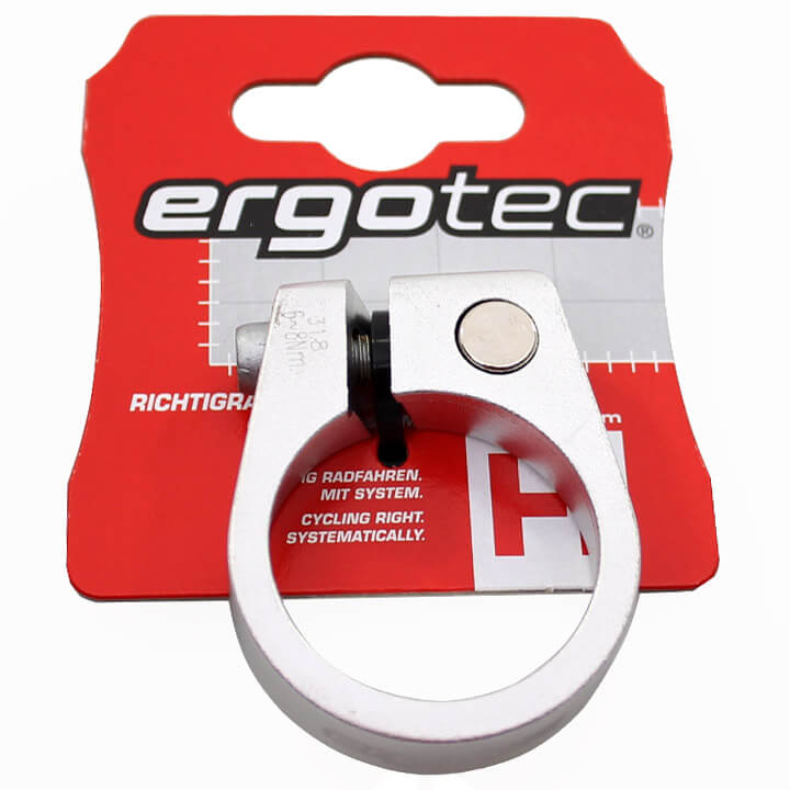 Ergotec zadelpenklem SCI-105 31.8 zilver - AE-trading