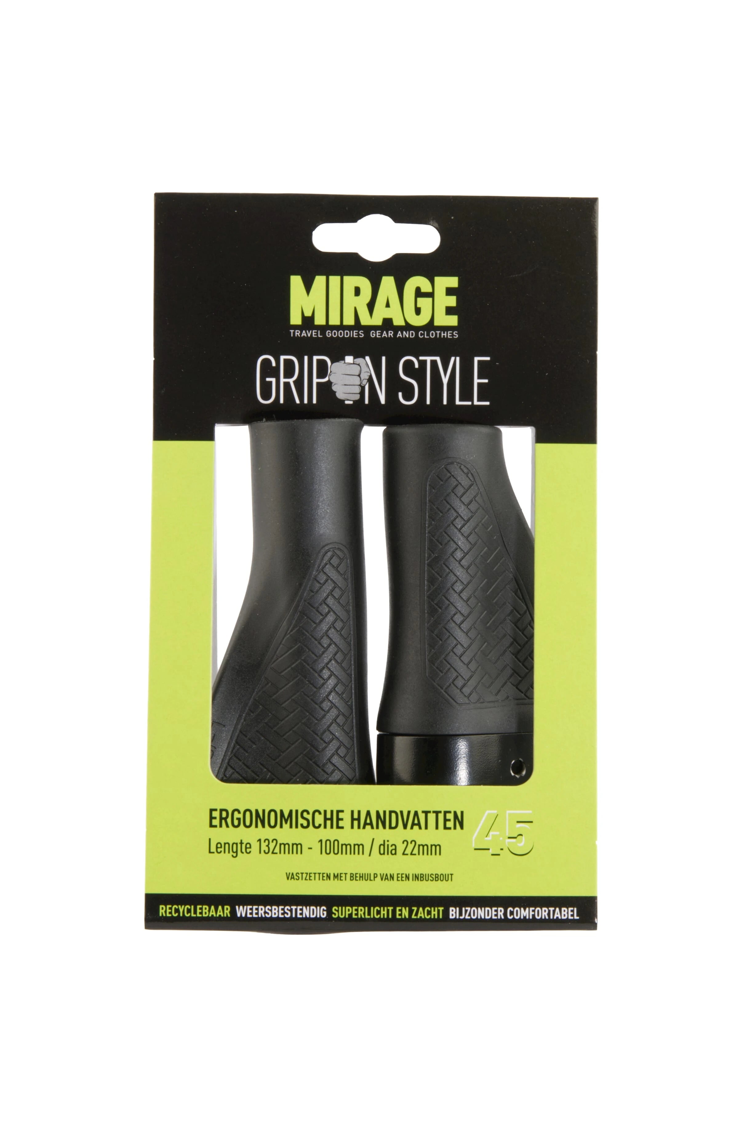 Mirage handvatten Grips in Style 100/132mm zwart - AE-trading
