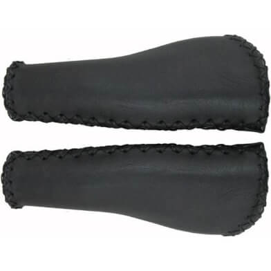 Velo handvatten leer ergo 135mm zwart - AE-trading