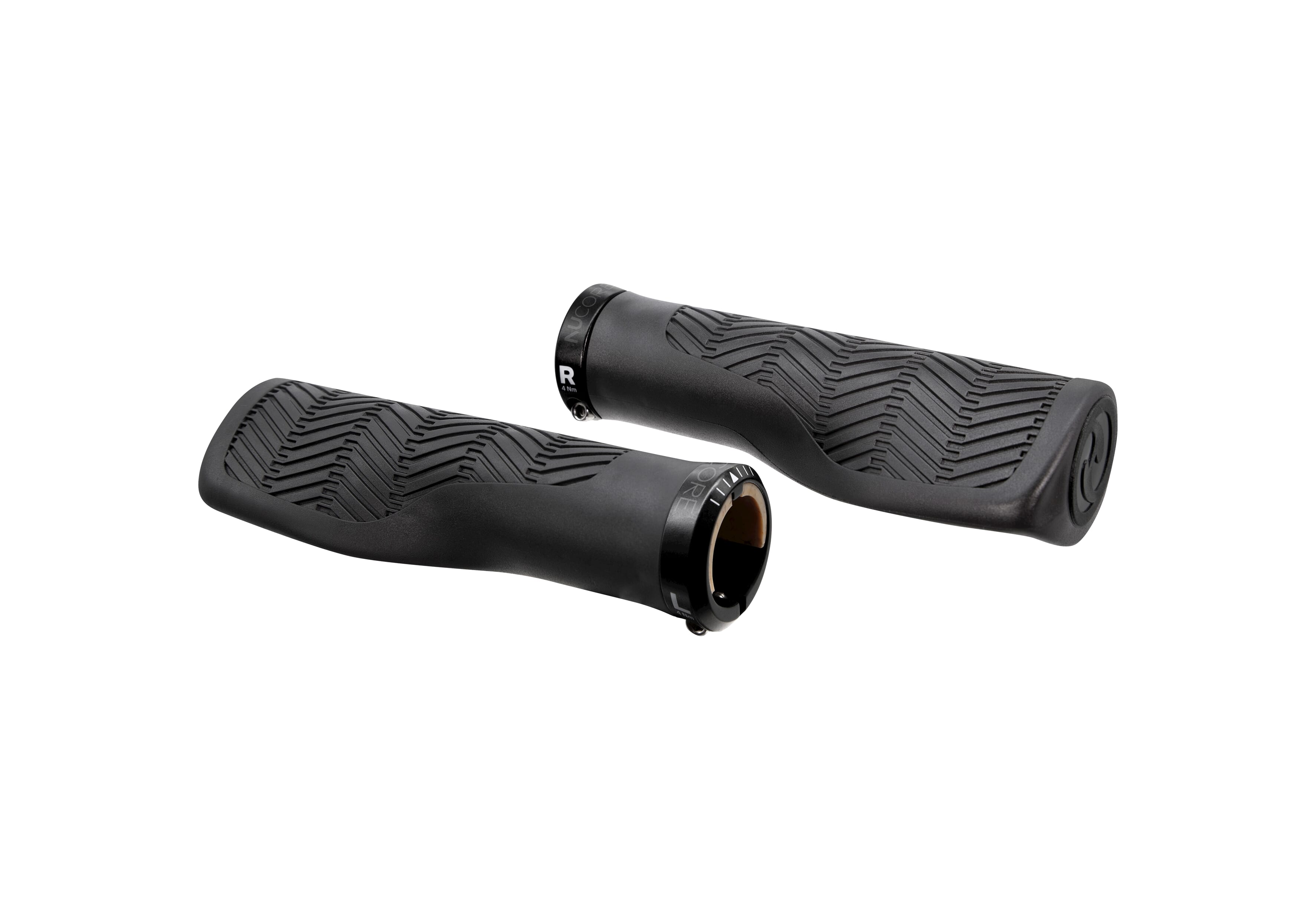 Herrmans handvatten Nucore Grip tour wave 130mm zwart - AE-trading