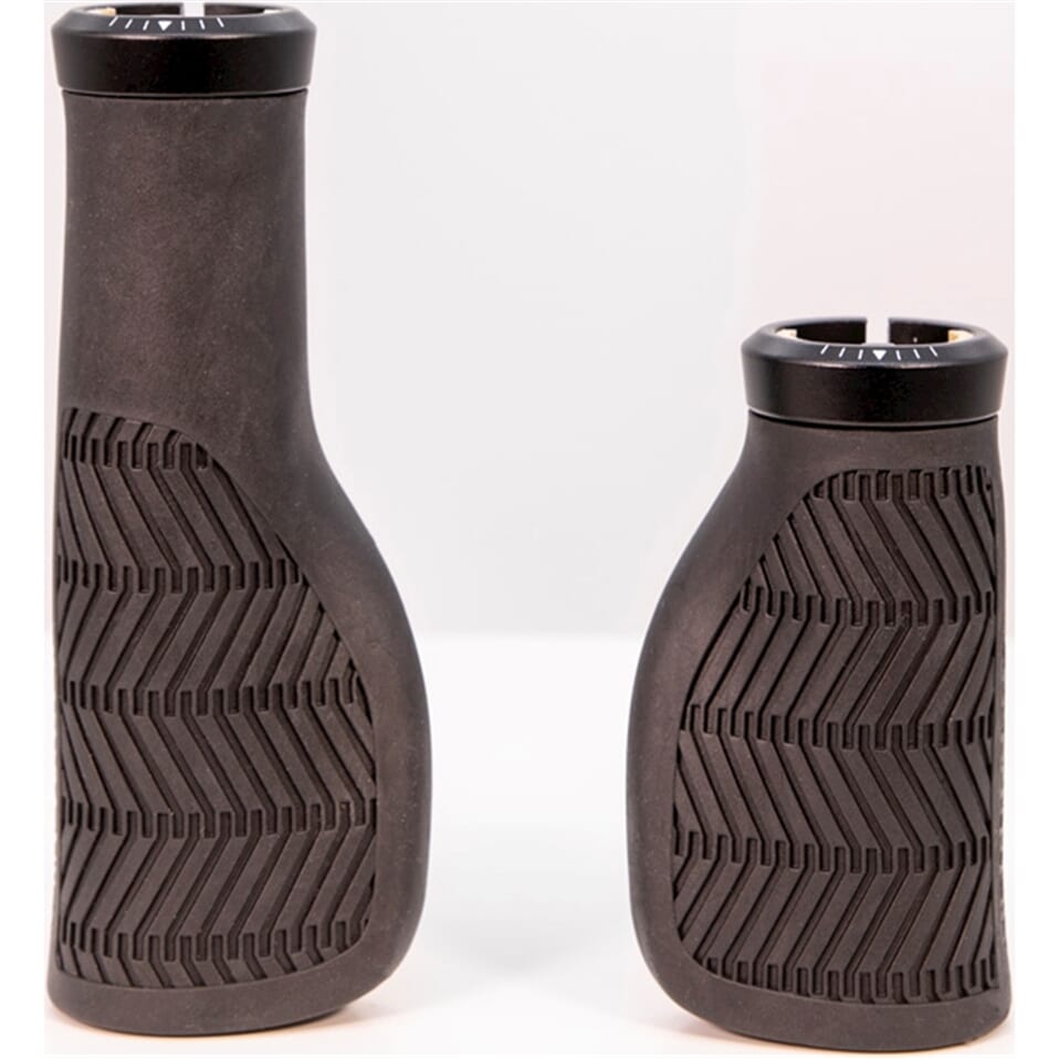 Herrmans handvatten Nucore Grip town wave 90/130mm zwart - AE-trading