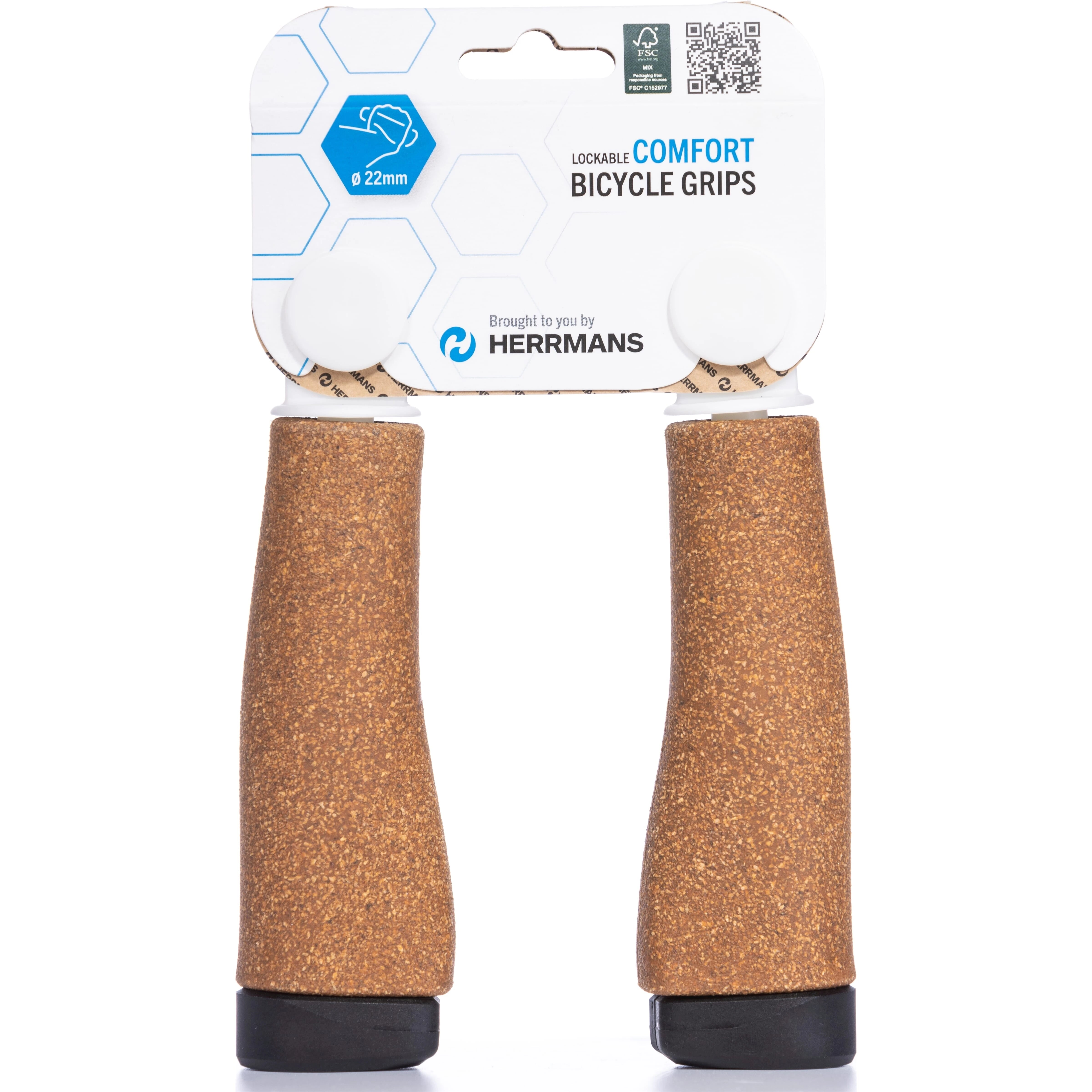 Herrmans handvatten Click DD37 125mm kurk - AE-trading