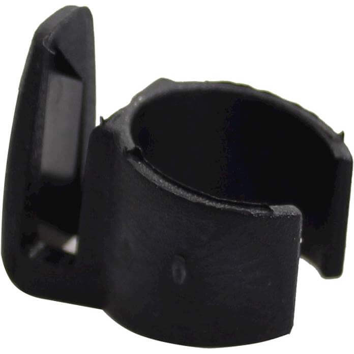 Hesling jasbeschermer clip 16mm zwart - AE-trading