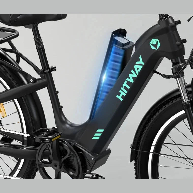 Hitway BK16 Elektrische Fiets 26 Inch 3.0 E-bike 48V 18Ah Zwart