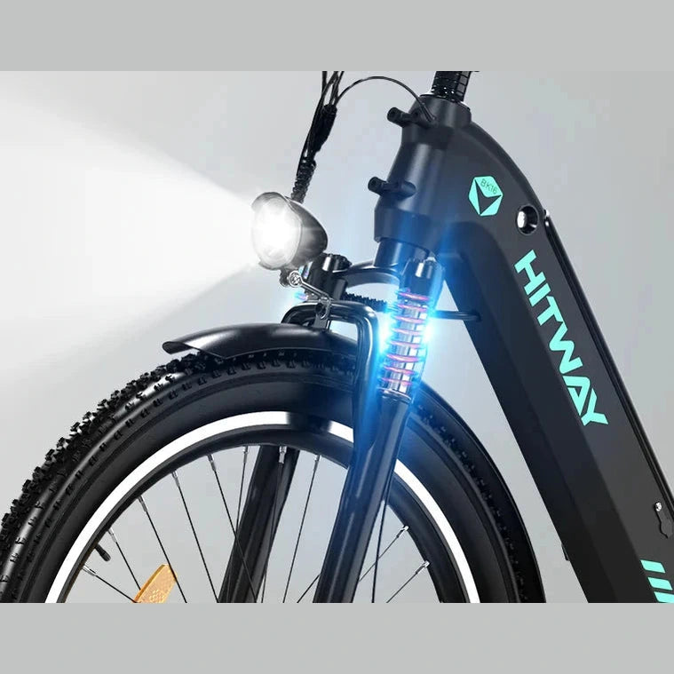 Hitway BK16 Elektrische Fiets 26 Inch 3.0 E-bike 48V 18Ah Zwart