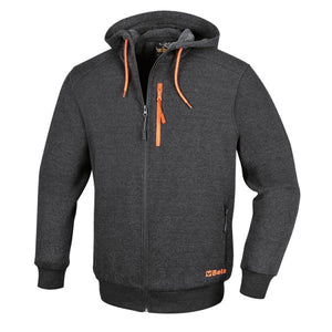 Hoodie Fleece Beta Grijs S - AE-trading